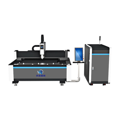 máquina de corte 1kw do laser da fibra de 1500x3000mm totalmente automático