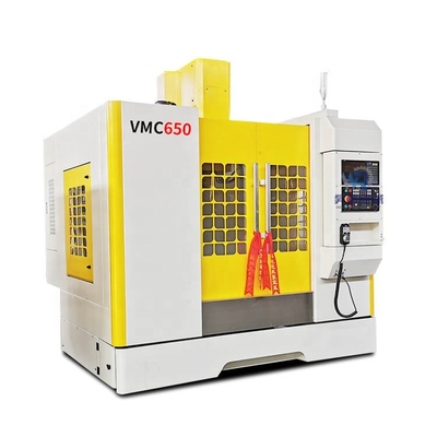 Máquina de trituração vertical do cnc do centro fazendo à máquina vmc650 do trilho duro pesado alto do corte da rigidez