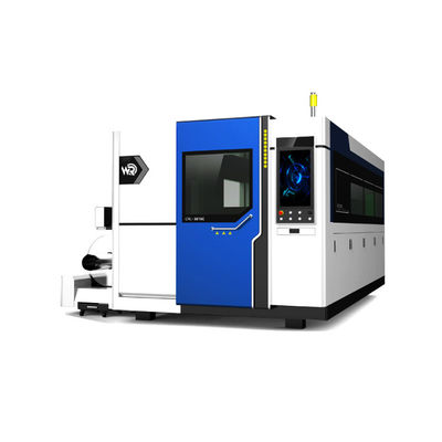 máquina de corte do laser da fibra 380V com movimentação dobro do pórtico