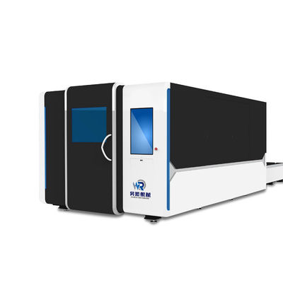 Máquina de corte dobro do laser da fibra da movimentação 1000w do pórtico para a chapa metálica