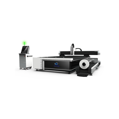 O tubo de 1530 placas integrou a máquina de corte do laser da fibra da folha de metal da máquina
