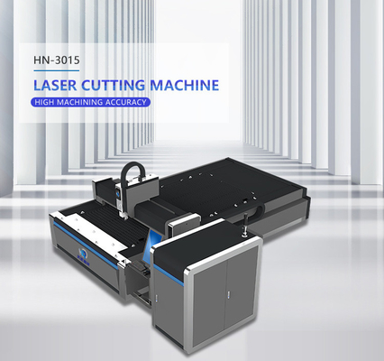 1500 x 3000 máquina de corte inoxidável do laser da fibra do cortador do metal da caixa de Raycus 1000W